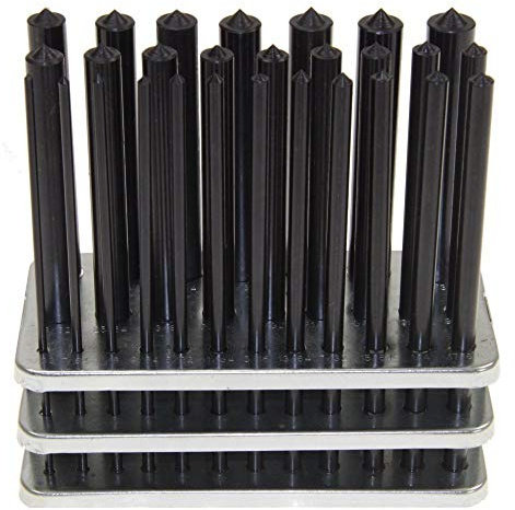 LLDSIMEX 28 Piece Transfer Punch Set 3/32-1/2 by 64ths Plus 17/32