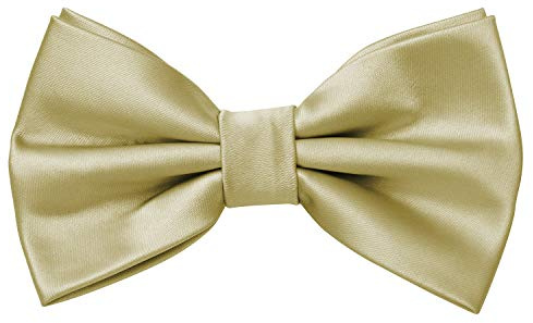 MASADA Herren Fliege Seidenlook, stufenlos verstellbar, handgefertigt, Hakenverschluss - 12 x 6 cm 100% Polyester