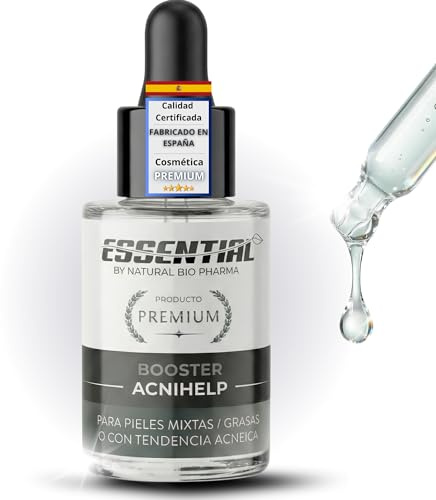 Anti Acné Booster Sérum Natural 100% Elimina y Previene de Marcas, Regula Sebo Sin Resecar. Piel Grasa Mixta Propensa. Pixalia Cleome Africana POTENTE. Essential