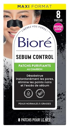 Biore 8 kolrenande lappar - MAXI-format, tar bort föroreningar