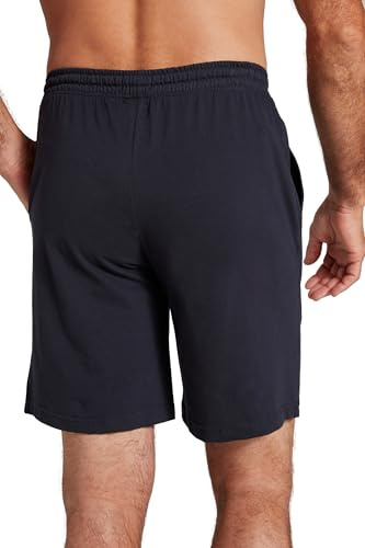 JP 1880 herr L-8XL till 8XL, pyjamasbyxor, shorts, korta pyjamasbyxor, joggingbyxor av 100% bomull, sweatpants marinblå 9XL 708405730-9XL, marinblå, 9XL Stor