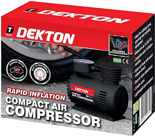 Vivo Electric Car Tyre Compressor Air Inflater 12V 250PSI Compact Emergency Tire Air Filler Inflator