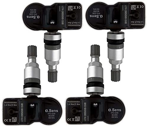 Alpha.Sens RDKS Sensor 4-661063S silber kompatibel mit Ford B-MAX C-MAX EcoSport Fiesta Focus Ka+ Kuga Mondeo Ranger Tou