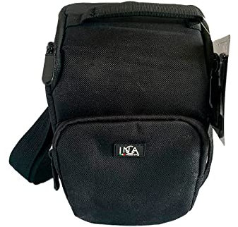 INCA Borsa Fondina Per Fotocamere Reflex e Mirrorless Con Tracolla E Spazio Per Obiettivo Fino a Focale 300mm