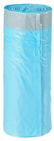 BigBuy Home Bolsas de Basura Azul Polietileno 15 Unidades (30 l)