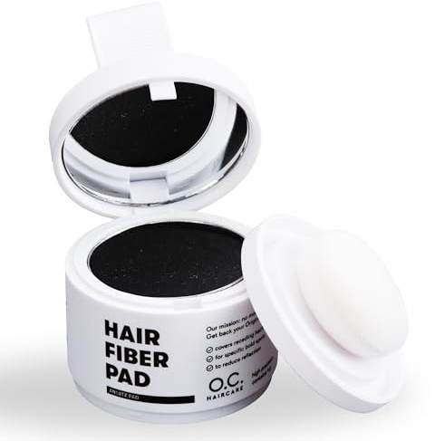 O.C. HAIRCARE Poudre de racine pour épaissir les cheveux pour femmes et hommes - pour calvities naissantes, raie et racine des cheveux - Recommandé par les salons de premier plan - 9 couleurs - Poudre