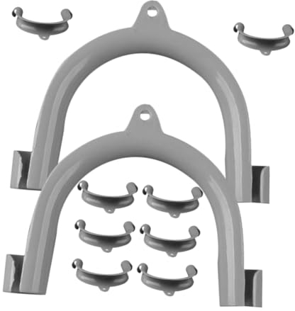 BESTonZON 10pcs Washing Machine Drain Hose Holder U-Shape Clip for Clothes Washer Drain Hose Guide Assembly Clip