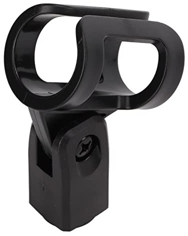 Clip de Microphone Réglable avec Trou de Vis 5/8, Support Universel en Plastique Léger pour Trépied, Installation Facile