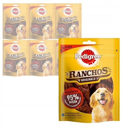 PEDIGREE Ranchos Originals mit Rind Hundesnack Hundeleckerli 14x70g ideal für kleine mittelgroße und große Hunde