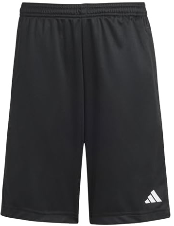 adidas Unisex Kinder Train Essentials Logo Regular Fit Short Junior Shorts, Black/White, 13-14 Years