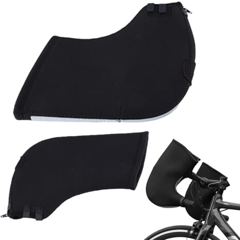 Mitaines de guidon de vélo – Gants de guidon de moto pour cyclisme, chauffe-mains en plein air, gants d'hiver réfléchissants pour guidon de moto