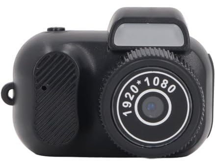 Mini Fotocamera Digitale, Piccola Videocamera 1080P 2MP con Schermo a Colori, Cinturino da Polso, Grandangolo da 160 Gradi, Videoregistratore Portatile per Studenti Adolescenti