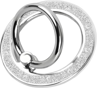 Soporte Magnético para Teléfono y Anillo Rotación 360°, Glitter, Metal para 16/15/14/13/12 Pro Max Plus
