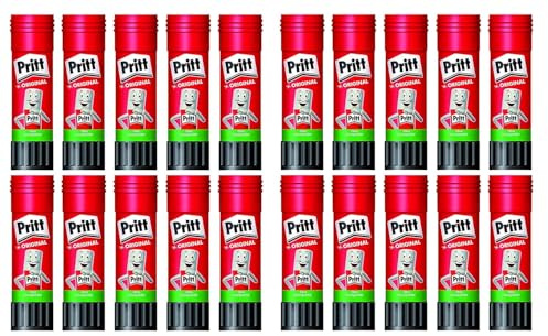 Pritt Klebestift Multipack, 5x 4x43g | Große Vorratspackung lösungsmittelfreier Klebestifte – ideal für Schule, Büro & kreative Bastelprojekte