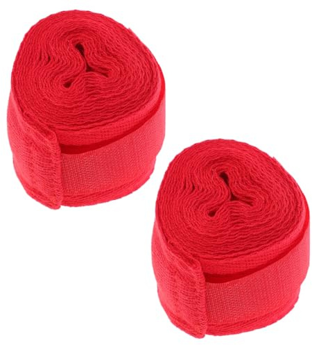 Hemobllo 2 Fasce Boxe Leggere Protezione Completa per Mani e Assorbimento per Allenamenti Boxe e Sport all
