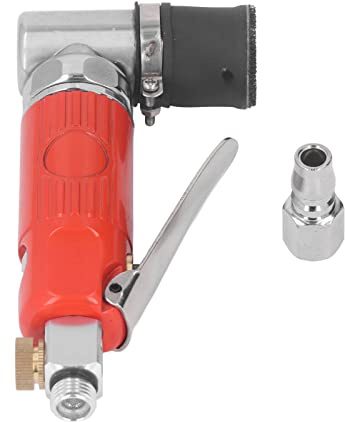 LOCADENCE Smerigliatrice Angolare ad Aria, Smerigliatrice Pneumatica con Ingresso 1/4 8500 Giri/min, Smerigliatrice Lucidatrice Pneumatica in Acciaio Legato per Smerigliatura