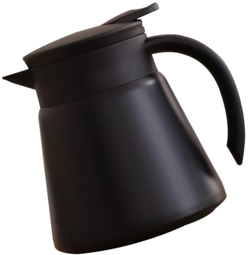 680 ml termisk kaffekanna i 304 livsmedelsklassad rostfritt stål isolerad kaffekanna, dubbelväggig vakuumflaska vattenkaraff, läckagesäker termisk tekanna håller varm 12 H och kall 24 h för