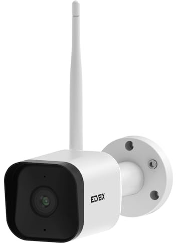 Vimar 46301.D4 Telecamera Bullet IP Wi-Fi 4 MP IP65 Visione Notturna | Telecamera Bullet Wi-Fi 2K 4 MP, IP65, visione notturna a colori fino a 30 m, rilevamento persone e app VIEW Camera