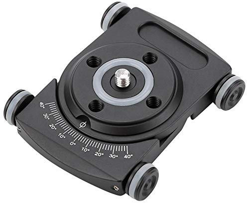 Tosuny FY-01 Chariot de table pour voiture avec rail vidéo pour appareil photo reflex numérique, solide et durable, équipé de vis 1/4 de vis, compatible avec toutes les têtes à billes et bras magiques