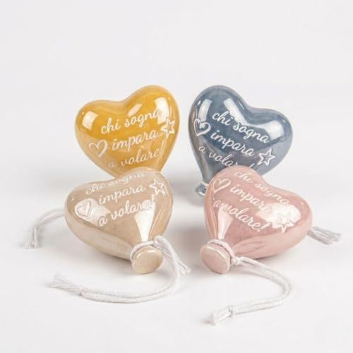 Doni Bomboniere Battesimo 12 pz Magneti a Forma di Palloncino Colorati con Frase Chi Sogna Impara A Volare Calamite Originali Regalo Pensierino Segnaposto Matrimonio Nascita Compleanno Idee Complete