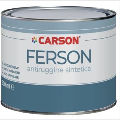 Colorificio Carson ANTIRUGGINE PER FERRO AI FOSFATI DI ZINCO Alto spessore (LT. 1, ARANCIO MINIO)