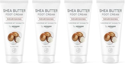 by Amazon Shea Butter Foot Cream, 2x100ml (Pack of 2)