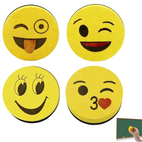UYVPAER Set Di 8 Spugne Per Lavagna Magnetica, 5 X 5 X 2 Cm, Ideale Per Scuola, Ufficio E Casa, Pratico Detergente Per Lavagna