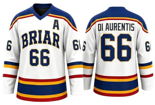 Maillot de Hockey Grahams 44 Sweatshirt pour Enfants Col V Uniforme de Hockey sur Glace Casual Manches Longues T-Shirt Top Comfort Training Clothing