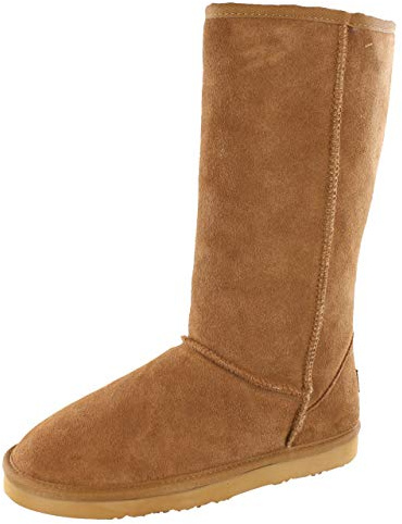 Lamo Heidi Women's 12 Classic Suede Boot (9, Chesnut)