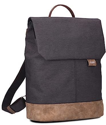 Zwei Damen Rucksack Olli OR13 Daypack 7 Liter robust strapazierfähig wasserabweisend Rückenpolsterung Hauptfach mit Reißverschluss Geheimfach Handyfach Einsteckfächer Laptopfach gepolstert (night)
