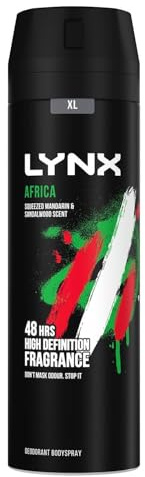 Axe Bodyspray Africa Deo ohne Aluminium bekämpft geruchsbildende Bakterien und unangenehme Gerüche 150 ml 4 Stück