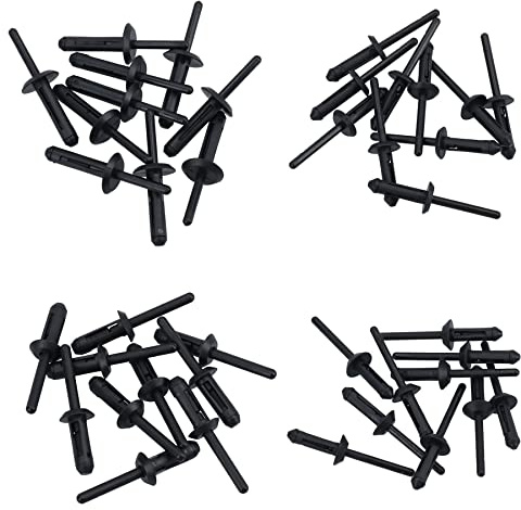 Plastic Pop Blind Rivets Fasteners for Plastic Riveter Gun 5.7mm – 7.0mm 40pc Set