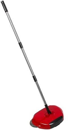 LIFKOME Manual Push Floor Sweeper and Hand Broom Dustpan 3-in-1 Multifunctional Cleaning Mop with 360° Rotating Head for Home Floor Cleaning, Random Color
