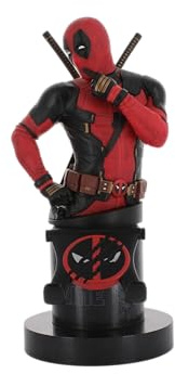 Cableguys Marvel Deadpool 3 Controller Holder & Phone Stand - Gaming Accessories for Room and Desk Setup, Compatible with Xbox, PlayStation & Most Standard Game Controllers