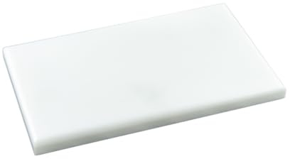 Topatupa - Planche à découper professionnelle en polyéthylène antidérapante - 40 x 30 x 2 cm (Blanc)