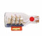AYUNJIE Small Ship in A Glass Bottle, Ship Model Craft Ornaments, Sailboat in A Bottle Home Building Decoration Gifts for Friends and Family (12 * 5.5 * 7 cm)