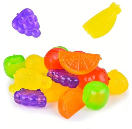 20 x Reusable Fruit Ice Cubes - Cool Your Drinks Without Dilution, No Water Added - Colorful & Fun