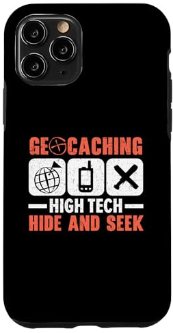 Geocaching High Tech Nascondi e cerca Geocacher Geocache Custodia per iPhone 11 Pro