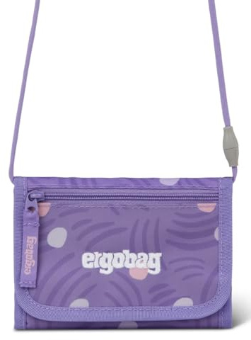 ergobag Brustbeutel | Für Kinder mit Kleingeldfach, Sichtfenster, Klettverschluss und Umhängeband, ideal für Ausflüge, Schule und unterwegs