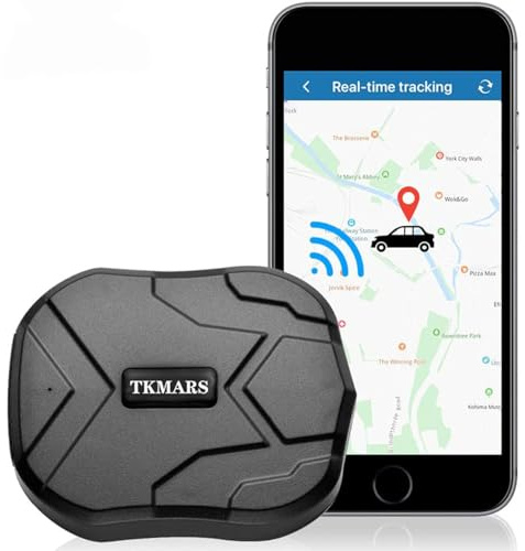 Traceur GPS 4G pour Voiture, Tracker Professionnel Aimanté, Batterie Longue Durée 6 Mois, Alarme Antivol/Vibration, Traceur GPS sans Carte SIM (Abonnement Requis), Traqueur TK905-E