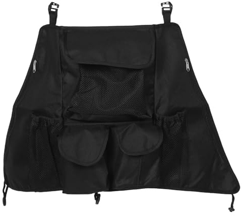 Borsa Organizer per Passeggino in Oxford Nero, Capienza Grande
