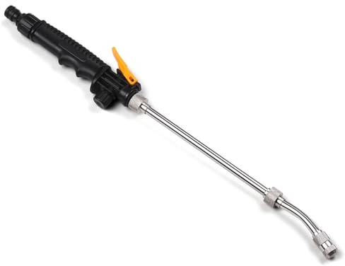 Annadue Idropulitrice Ad Alta Pressione 2 in 1, Ugello a Getto, Ugello a Ventola, Pulito in Modo Sicuro, Bacchetta di Lavaggio Ad Alto Impatto, Idropulitrice per Casa, Legno, Mattoni, Cemento, (48 cm)