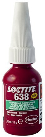 Loctite Flüssigkleber für Metall, Rot, 10 ml