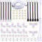 FSJEE LED Stripe Verbinder 4 polig, LED Eckverbinder für 10mm 4 Polig RGB LED Streifen.