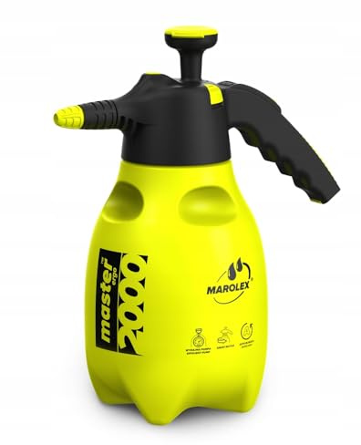 MAROLEX Trädgårdspump spruta bärbar gård och gräsmatta spruta för ogräs växter master Ergo 2000 ml