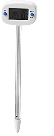 Tomotato Hygromètre de Sol Numérique, Testeur D'humidité du Sol, Thermomètre de Sol, Testeur D'humidité avec Sonde pour Plantes de Jardin, Fleurs