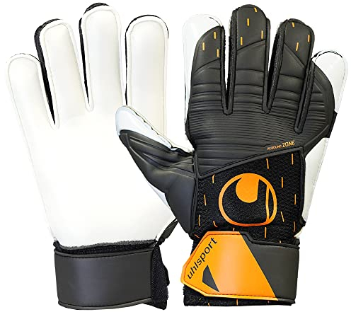 uhlsport Speed Contact Starter Soft Torwarthandschuhe Fußball schwarz/weiß/Fluo orange Größe 2