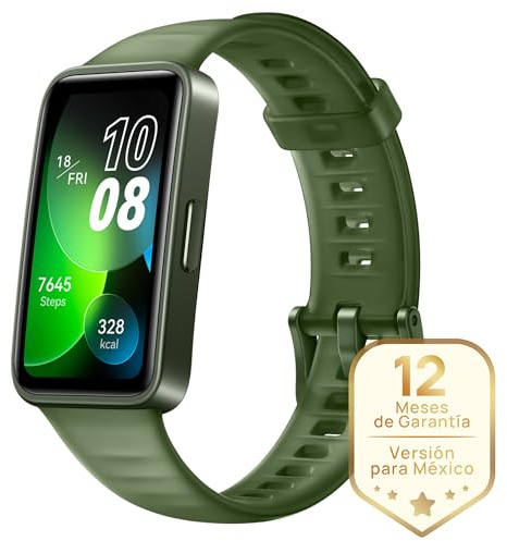 HUAWEI Band 8 (Garantía en México), Smartwatch Larga Duración de 2 semanas, SMS/Whatsapp de Respuesta rápida, Banda Inteligente, Verde