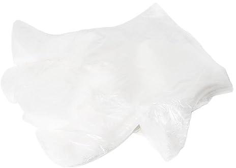 Lot de 100 gants jetables transparents pour la cuisine, le nettoyage, la cuisine, les outils de manutention des aliments pour enfants