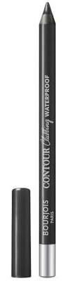 Bourjois Paris Contour Clubbing Crayon Yeux Waterproof, Texture Coulissante et Doux, Formule avec Huiles de Jojoba, N°75 Gris Anthracite, 1.2g